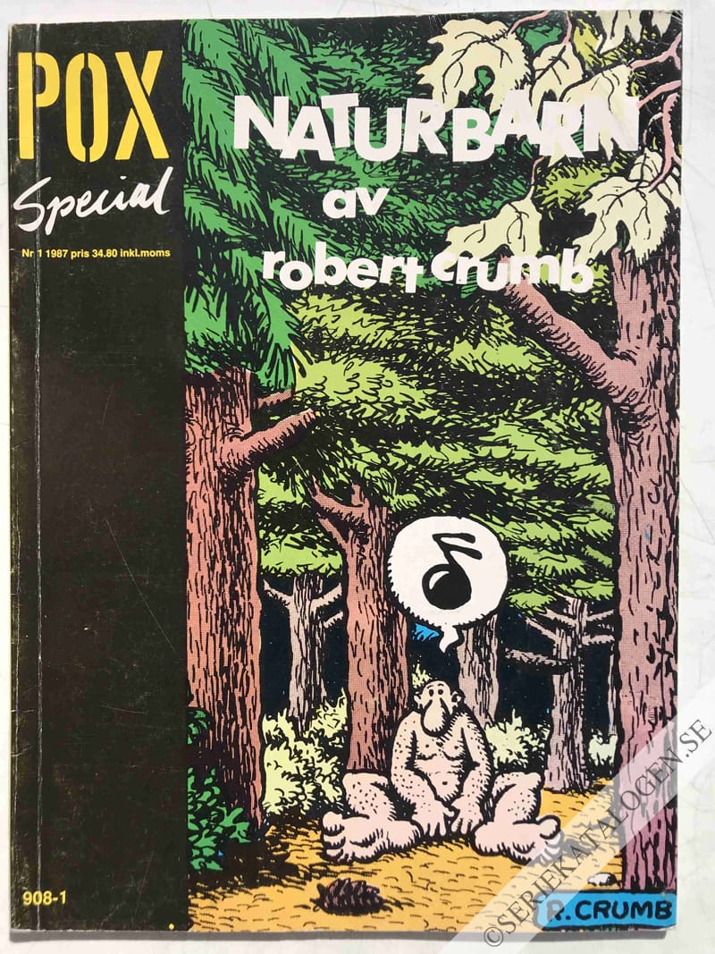 Framsida på Pox special Naturbarn (1987)