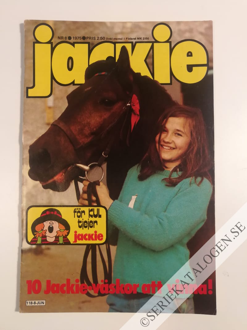 Framsida på Jackie #8 (1975)