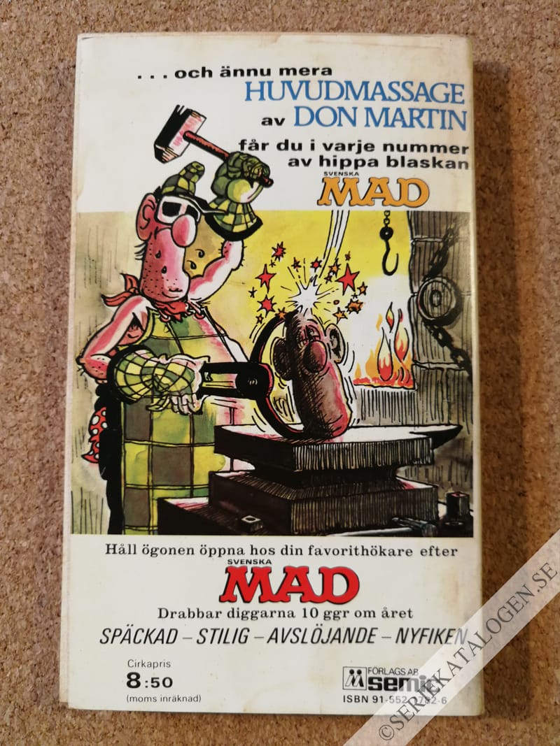 Baksida på MAD's Don Martin slår sig fram (1978)