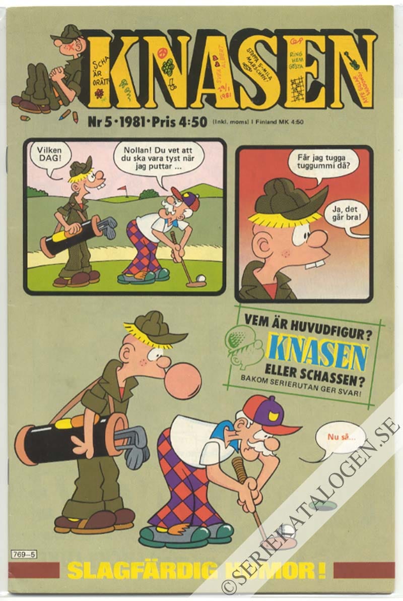 Framsida på Knasen #5 (1981)
