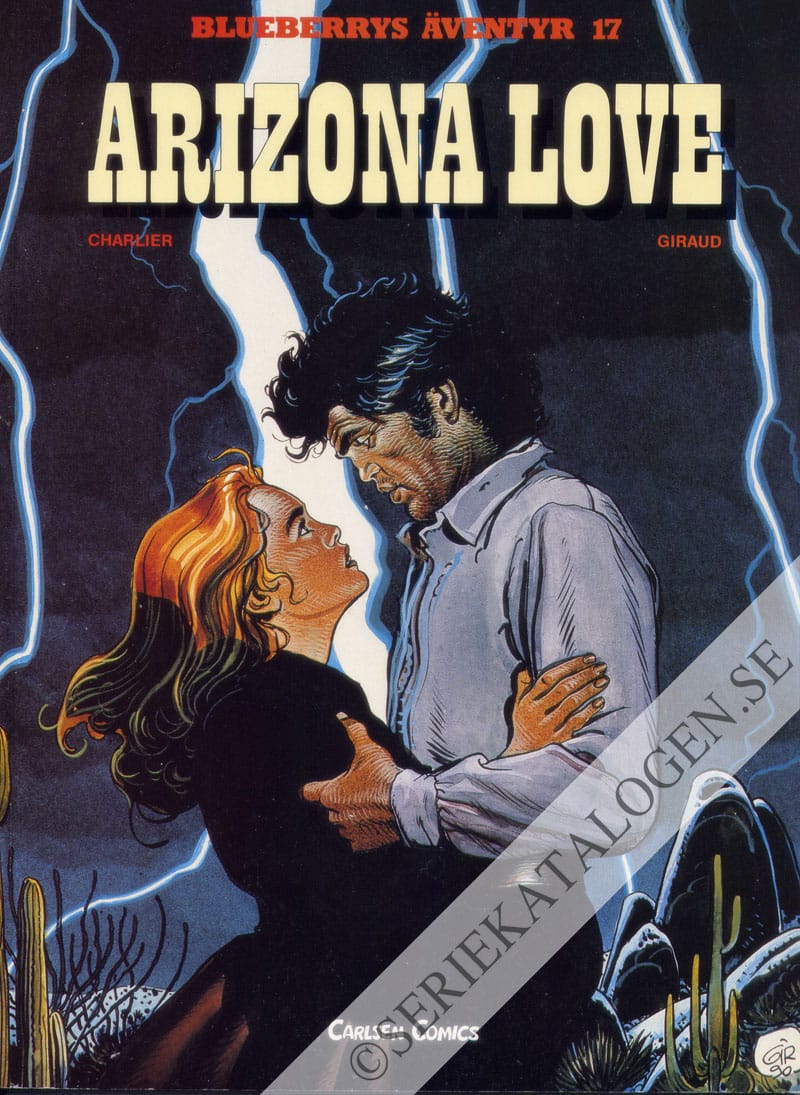 Framsida på Blueberrys äventyr Arizona love (1991)