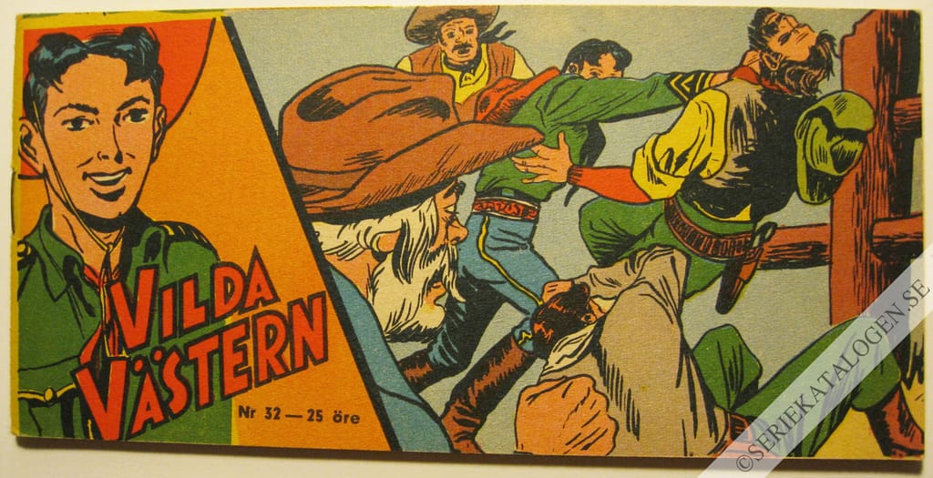 Framsida på Vilda Västern #32 (1955)