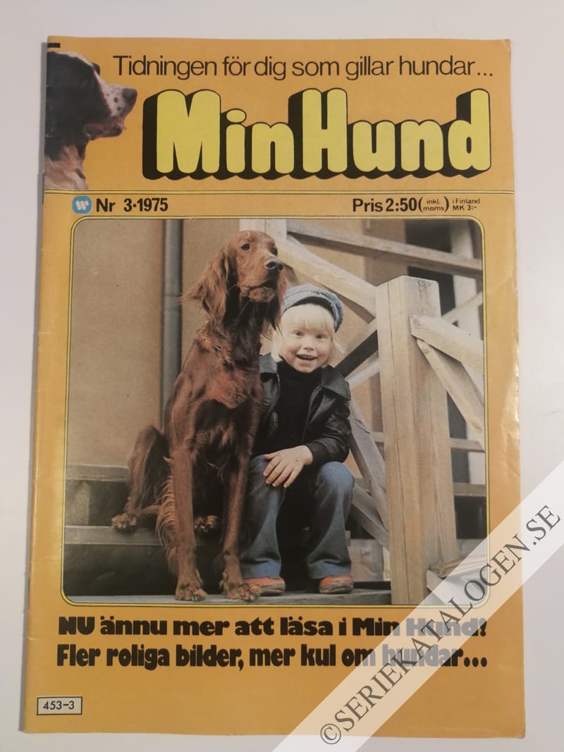 Framsida på Min hund #3 (1975)
