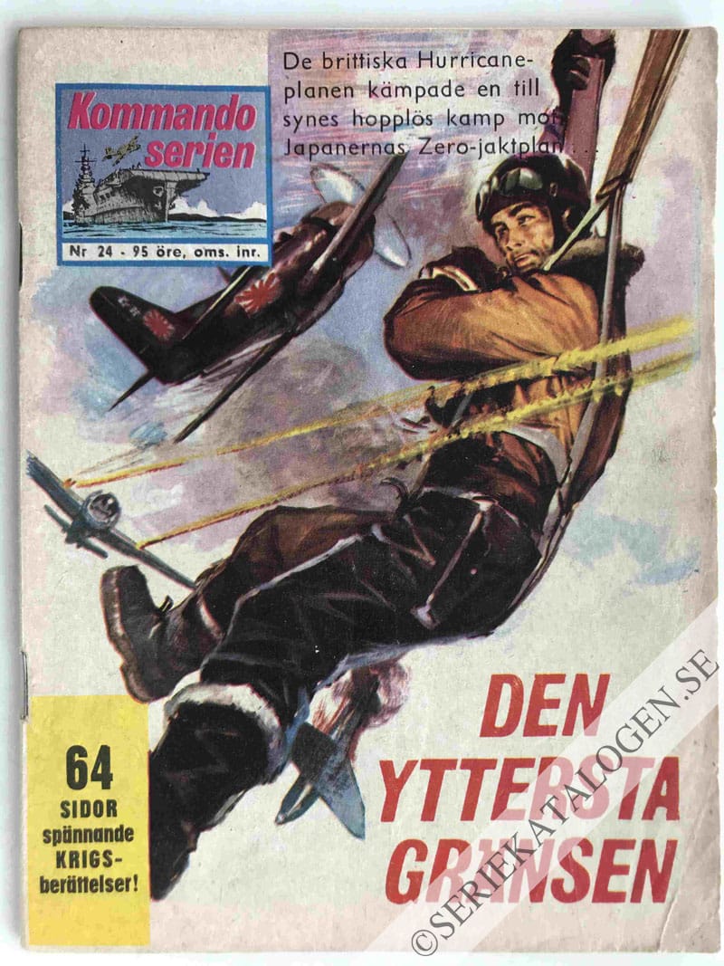 Framsida på Kommandoserien Den yttersta gränsen (1963)