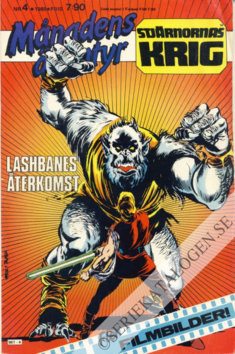 Framsida på Månadens äventyr #4 (1985)