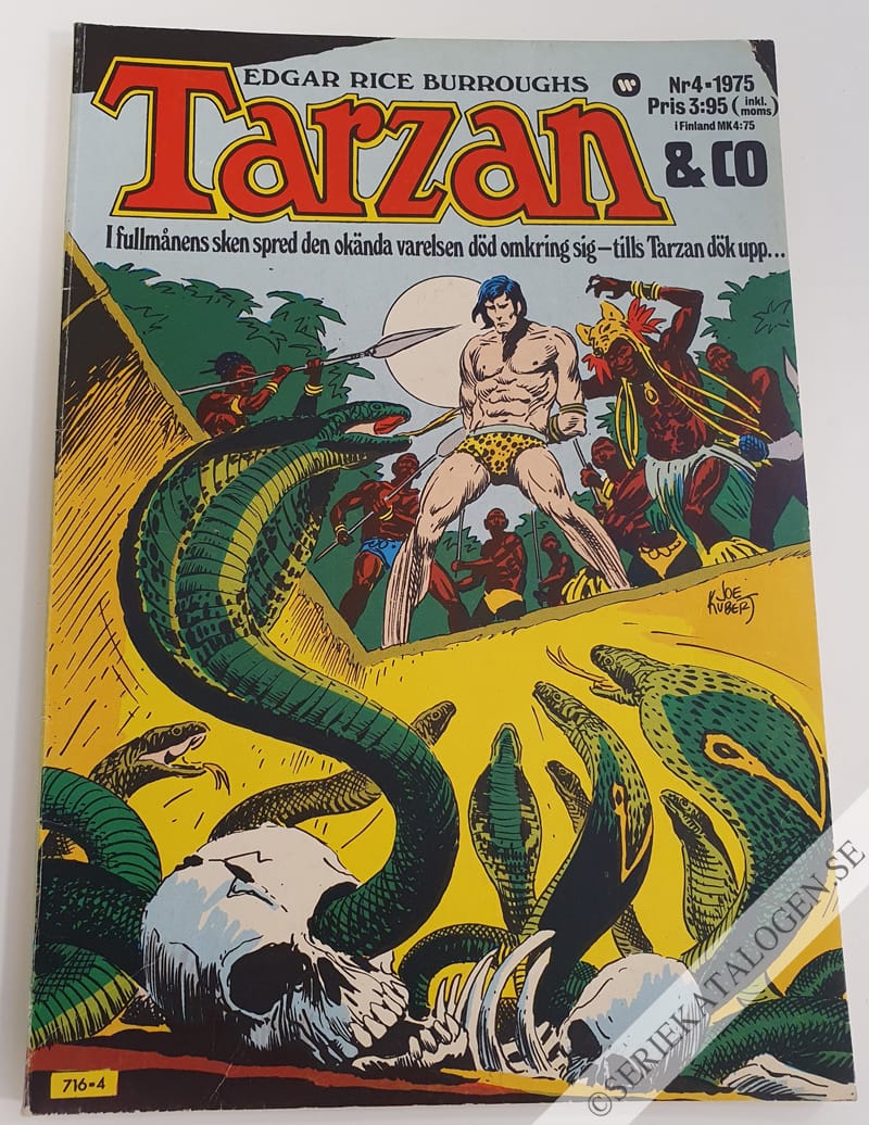 Framsida på Tarzan & co #4 (1975)