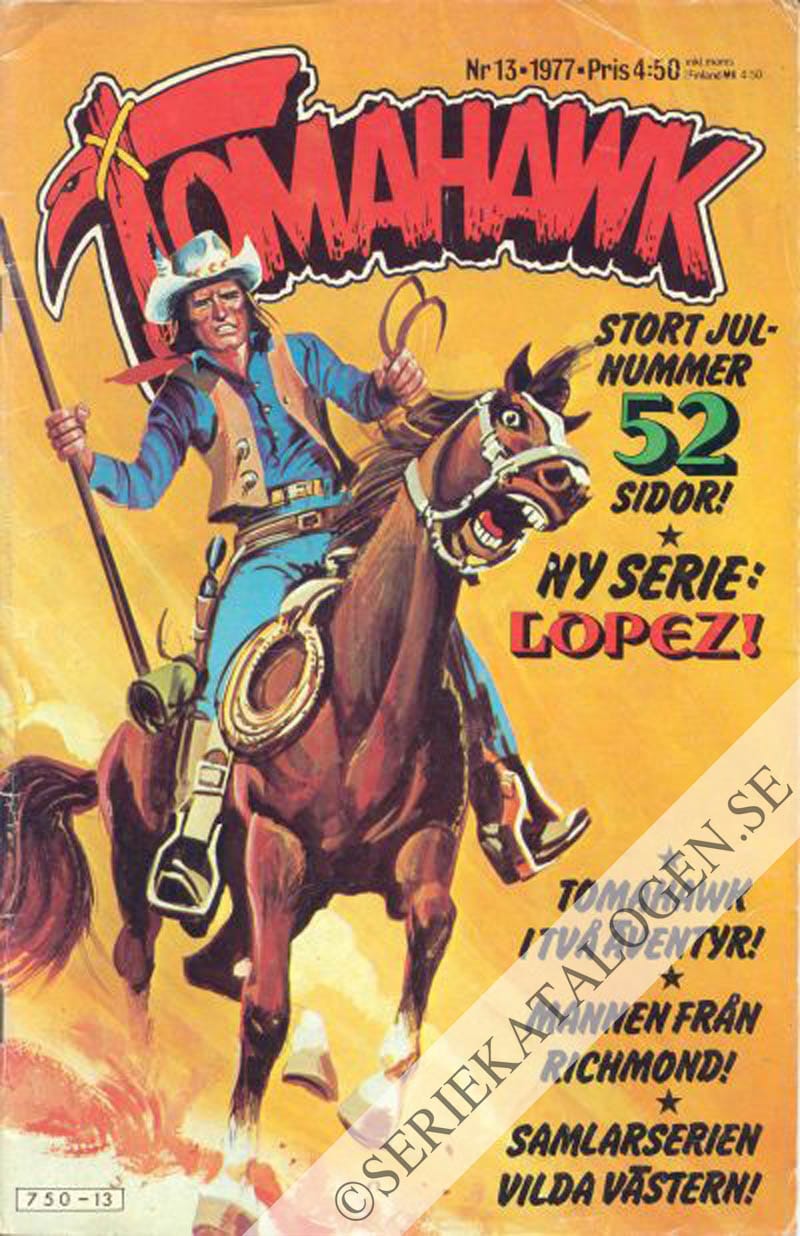 Framsida på Tomahawk #13 (1977)