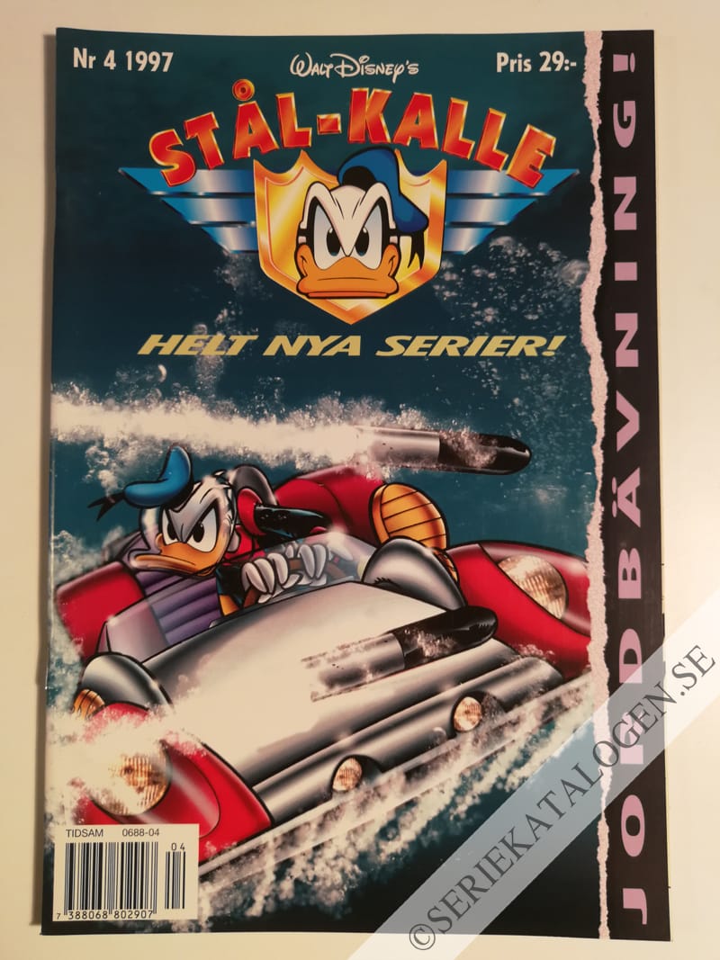 Framsida på Stål-Kalle Jordbävning! (1997)