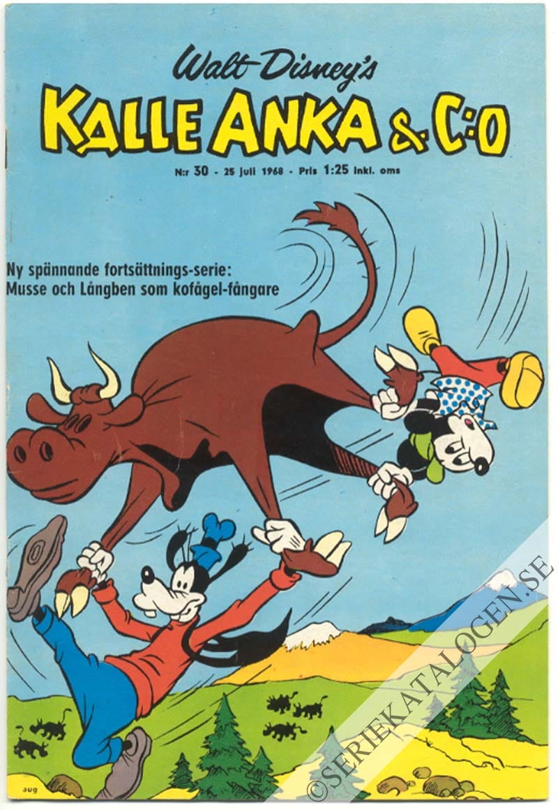 Framsida på Kalle Anka & C:o #30 (1968)