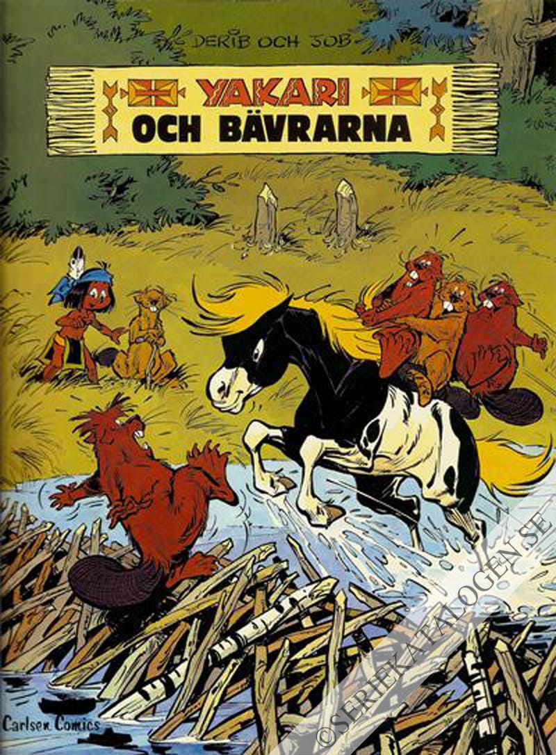 Framsida på Yakaris äventyr Yakari och bävrarna (1979)