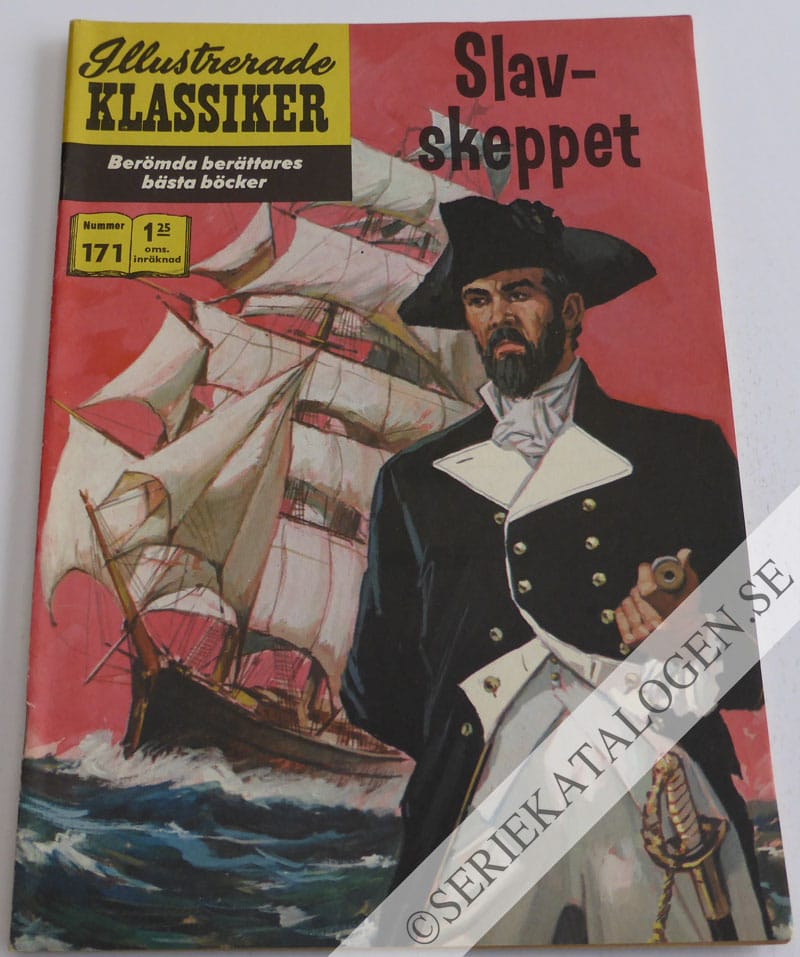Framsida på Illustrerade Klassiker #171 - Slavskeppet (1964)