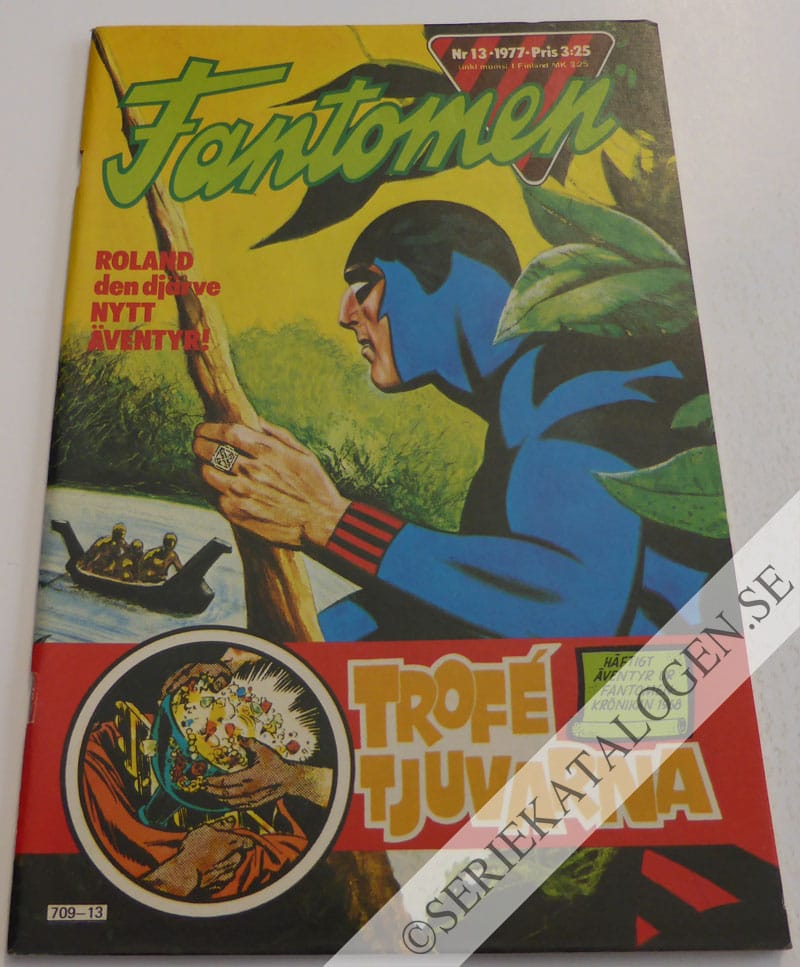 Framsida på Fantomen #13 (1977)