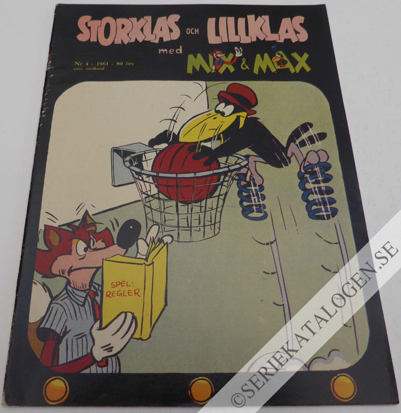 Framsida på Storklas och Lillklas #4 (1961)