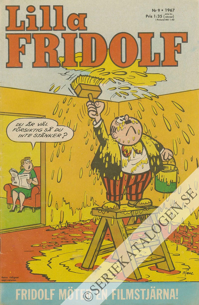 Framsida på Lilla Fridolf #9 (1967)