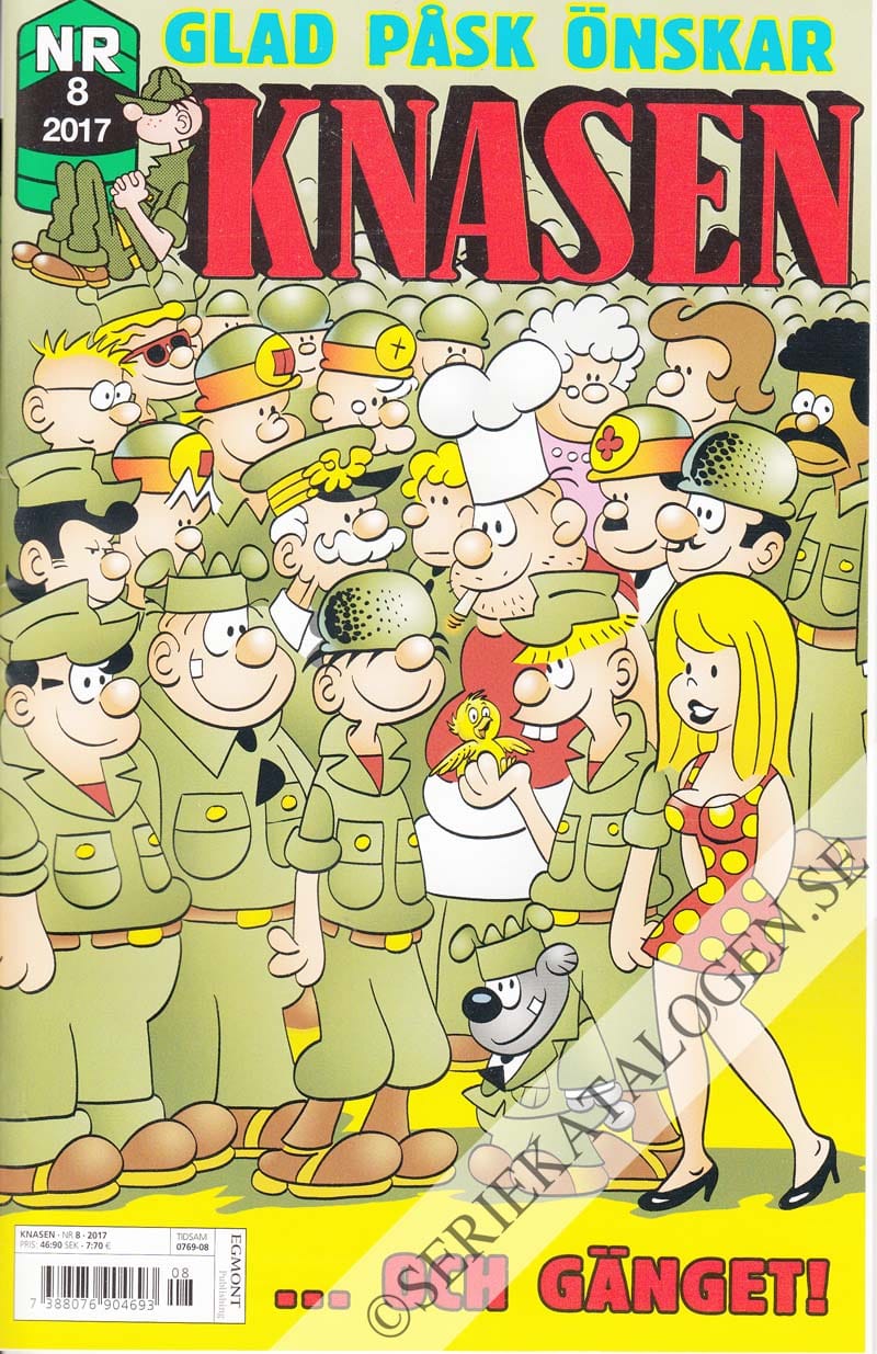 Framsida på Knasen #8 (2017)