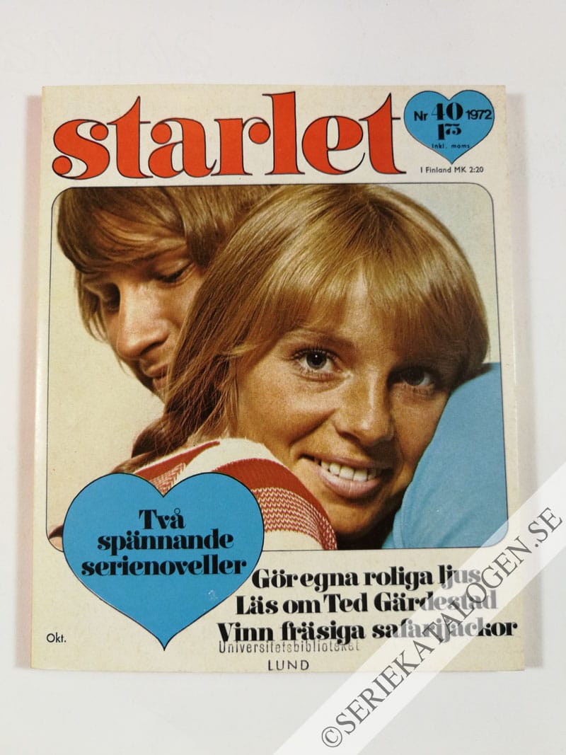 Framsida på Starlet #40 (1972)