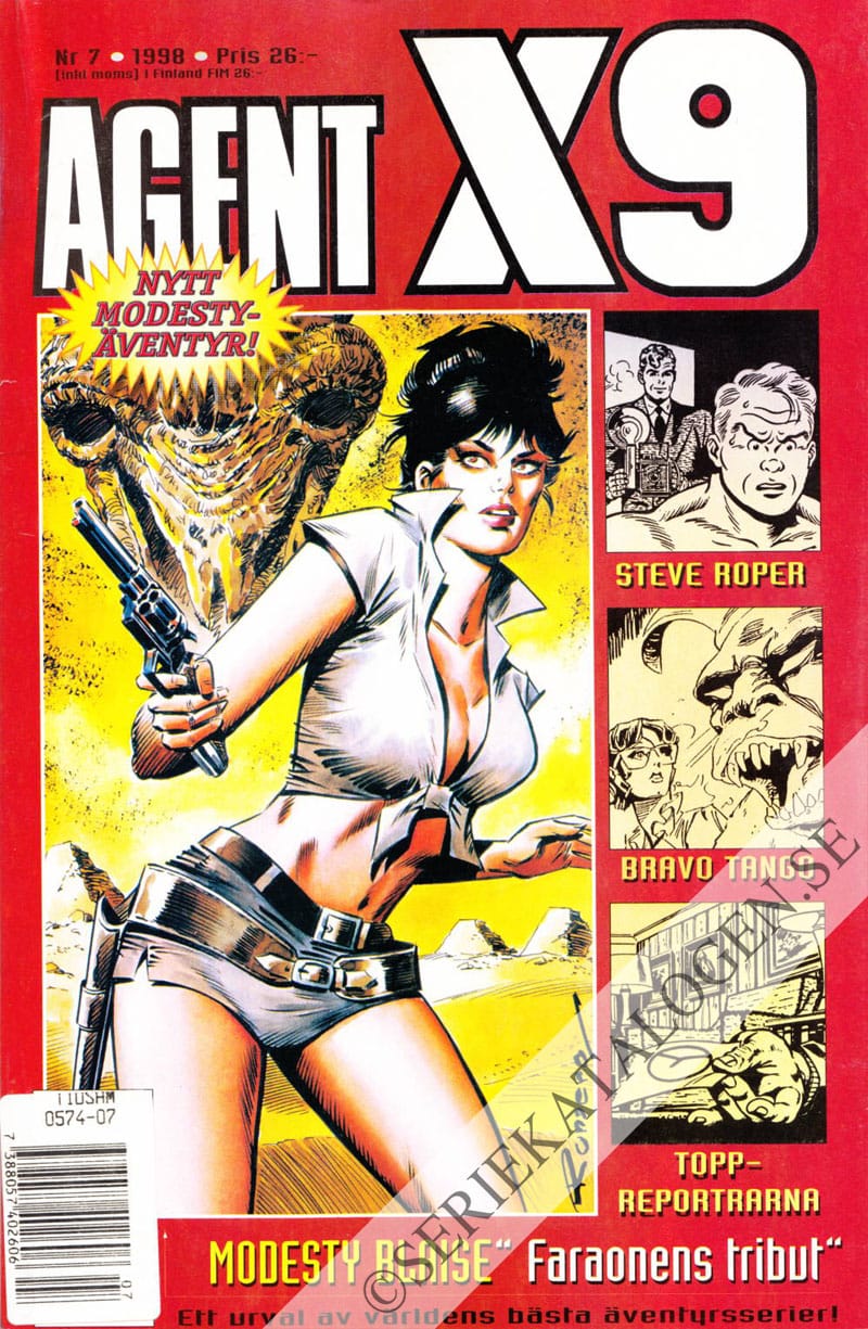 Framsida på Agent X9 #7 (1998)