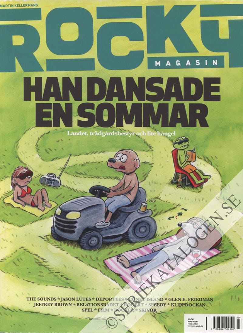 Framsida på Martin Kellermans Rocky Han dansade en sommar (2009)