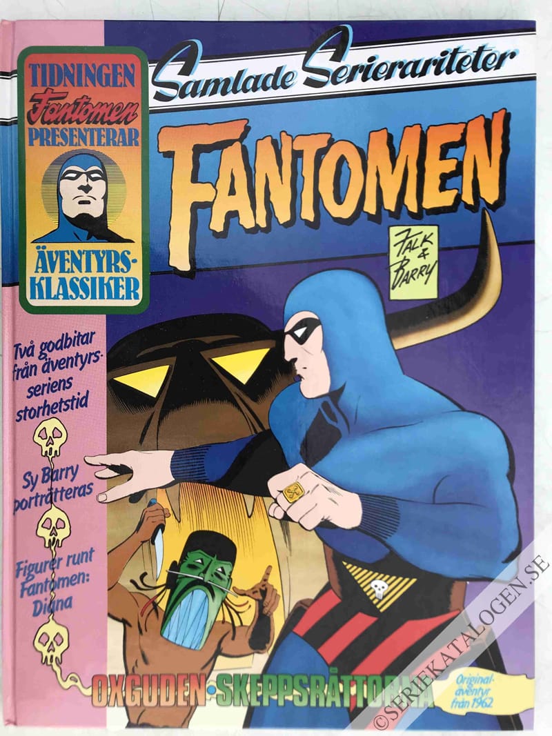 Framsida på Samlade Serierariteter Fantomen 1962 (1986)
