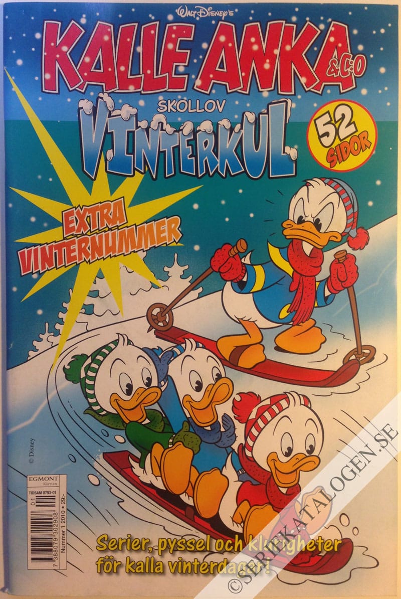 Framsida på Kalle Anka & C:o - Skollov Vinterkul (2010)