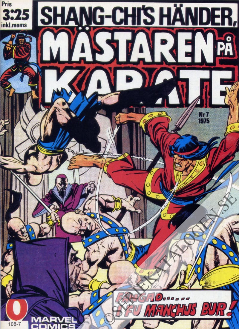 Framsida på Shang-Chi's händer, Mästaren på karate #7 (1975)