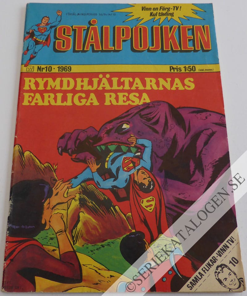 Framsida på Stålpojken #10 (1969)