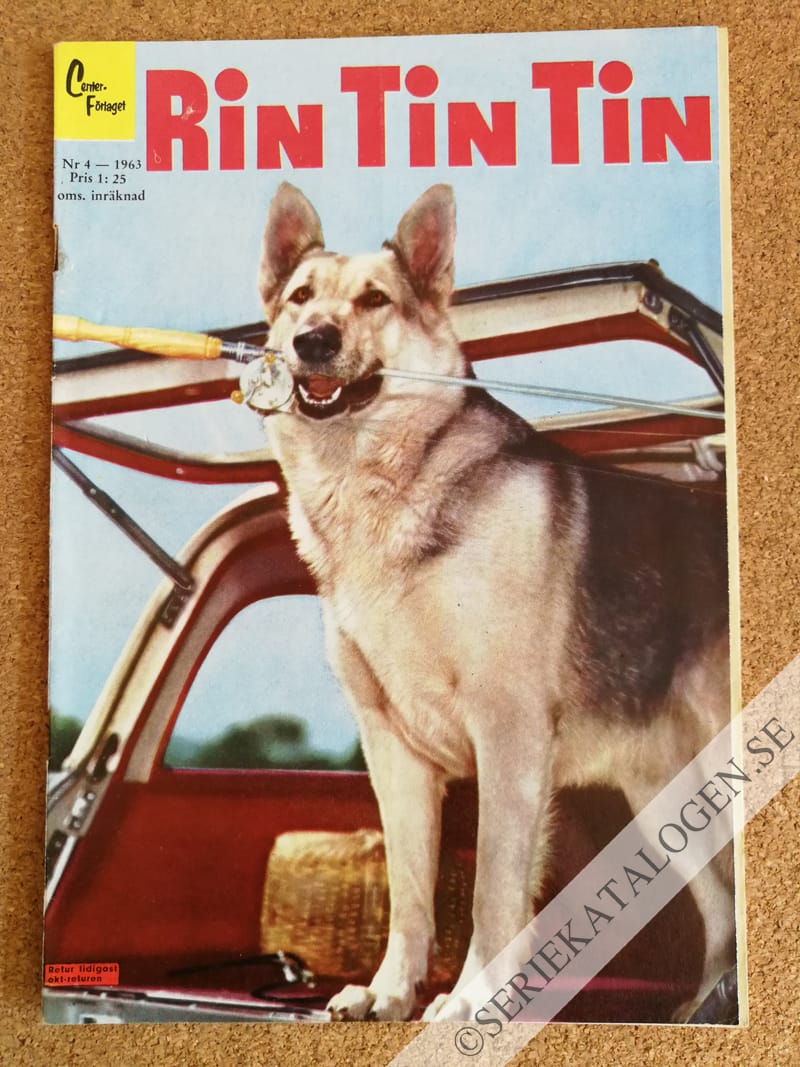 Framsida på Rin Tin Tin #4 (1963)
