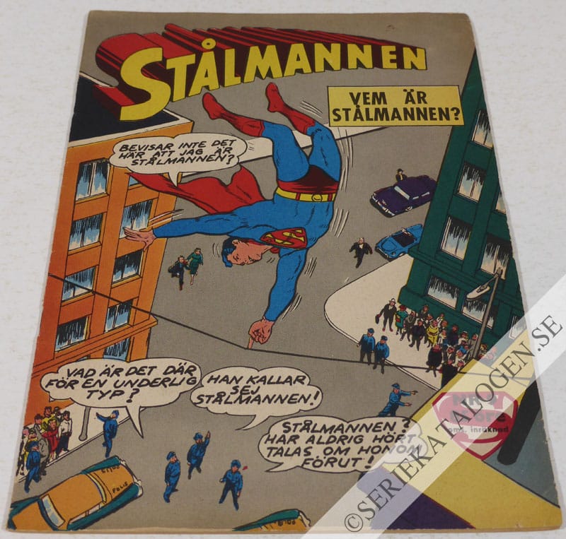 Framsida på Stålmannen #9 (1962)