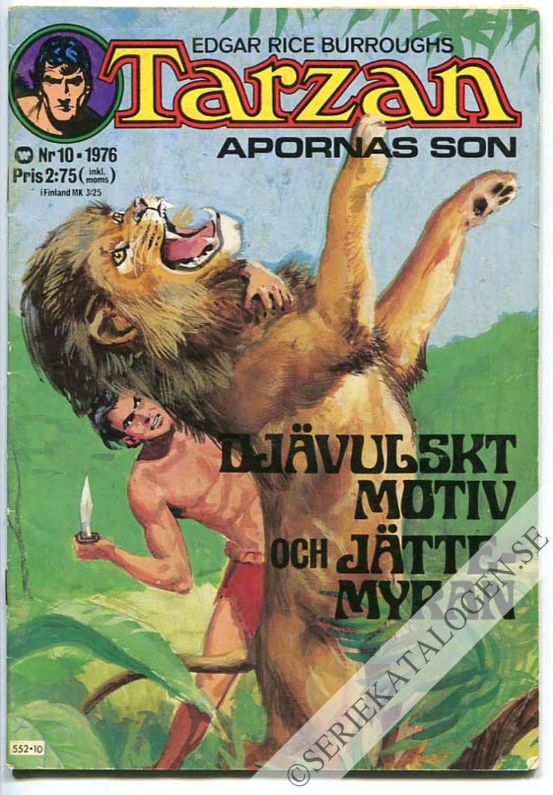 Framsida på Tarzan #10 (1976)