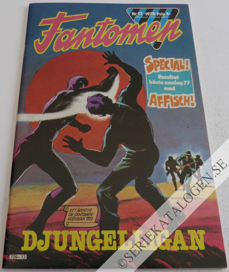 Framsida på Fantomen #12 (1978)