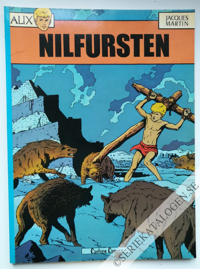 Framsida på Alix' äventyr Nilfursten (1976)