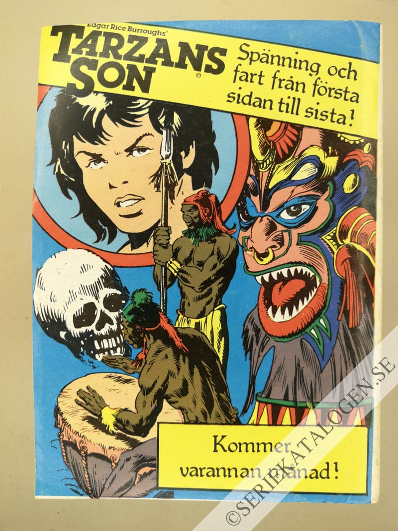 Baksida på Privat krig (1987)