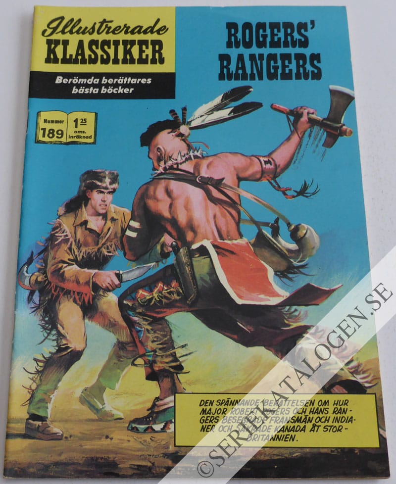 Framsida på Illustrerade Klassiker #189 - Roger Ranger (1966)