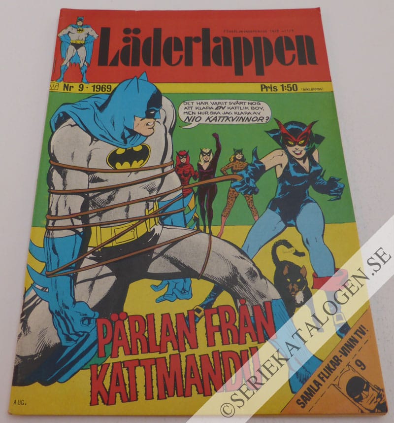 Framsida på Läderlappen och Robin #9 (1969)