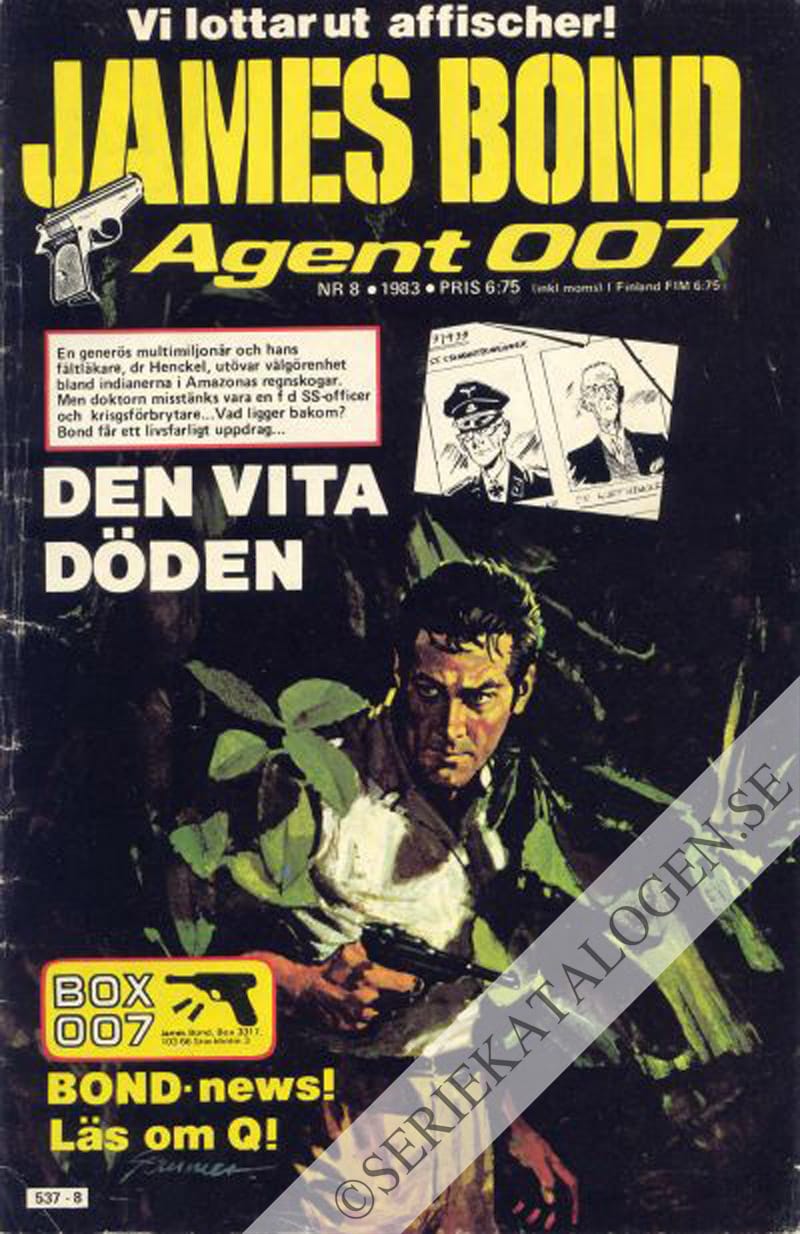 Framsida på James Bond agent 007 #8 (1983)
