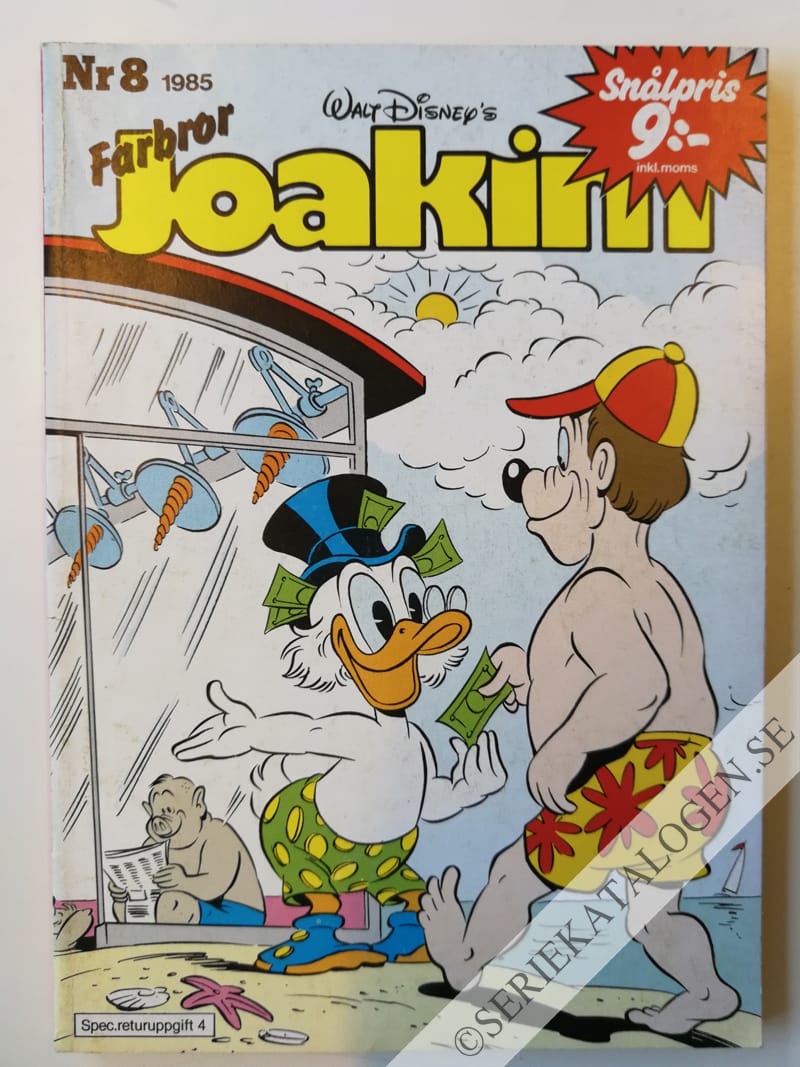 Framsida på Joakim #8 (1985)