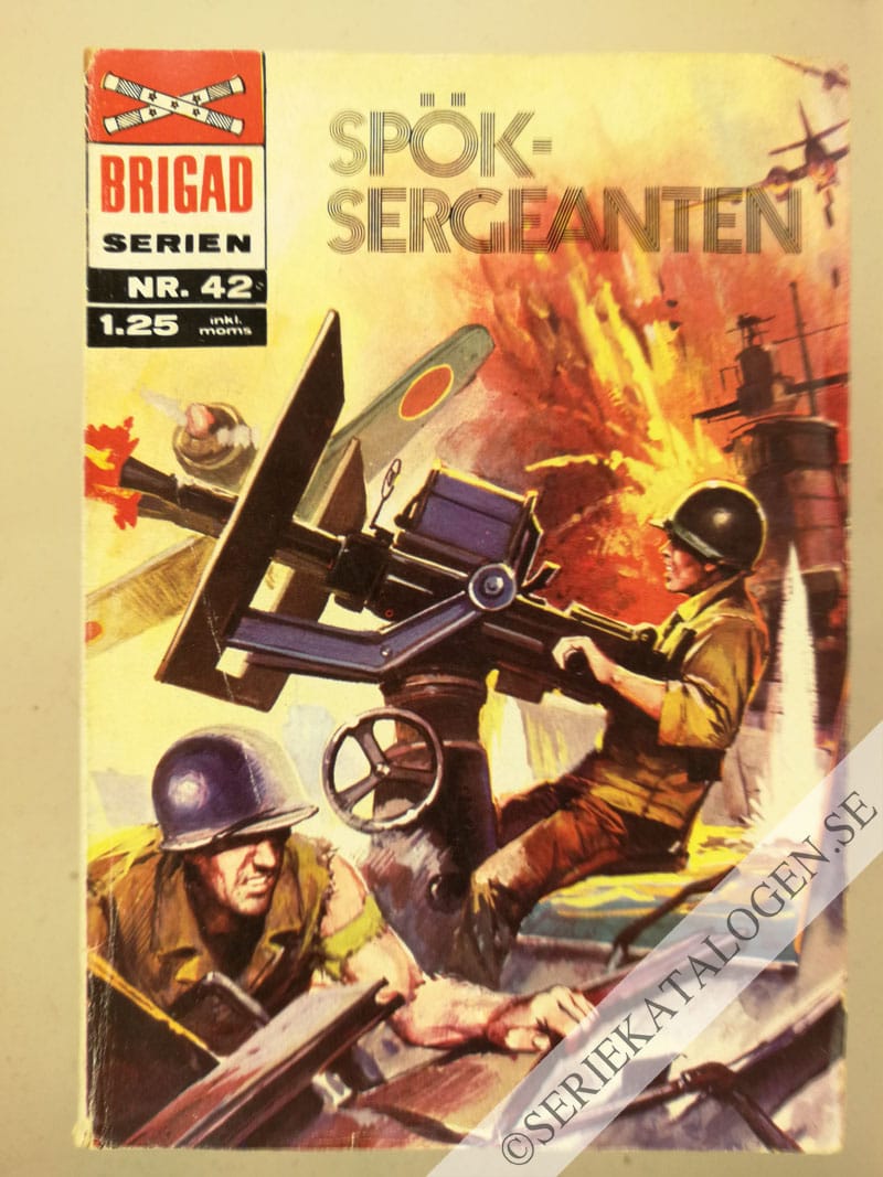 Framsida på Brigadserien Spöksergeanten (1970)