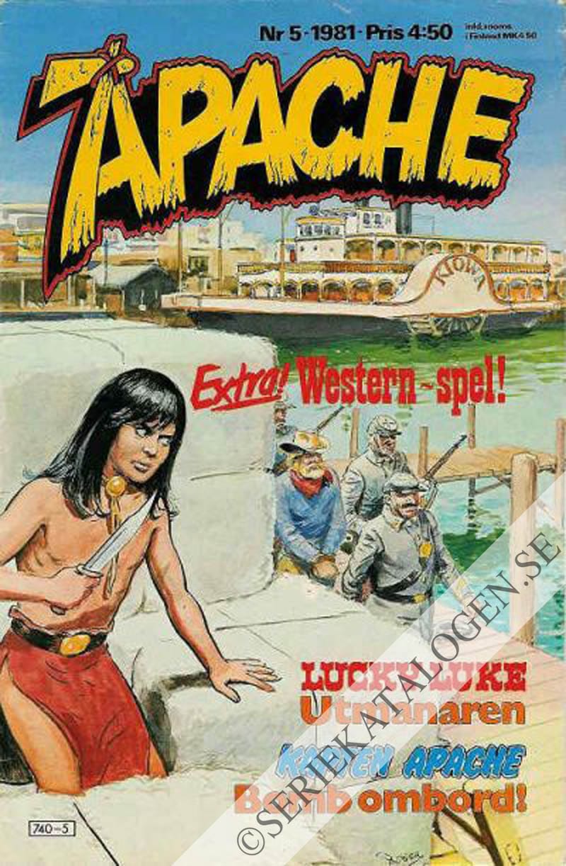 Framsida på Apache #5 (1981)