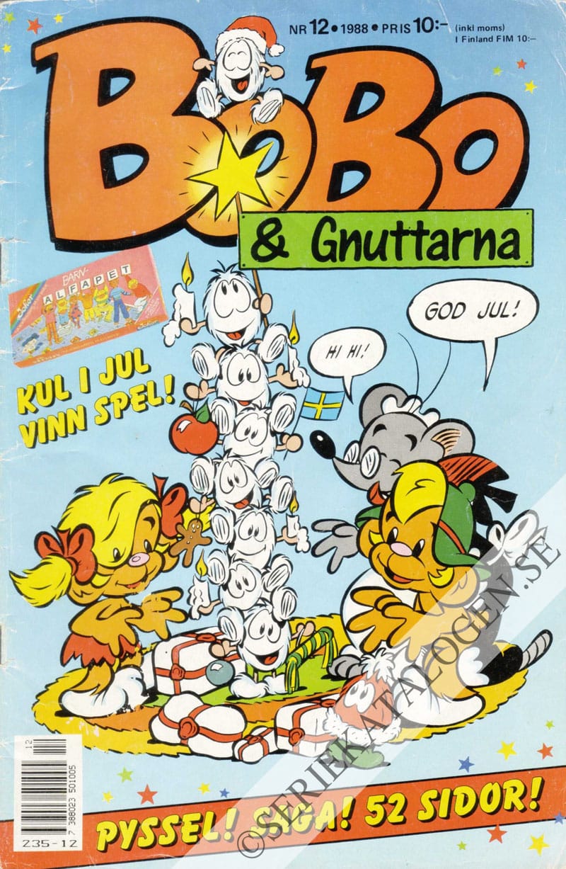 Framsida på Bobo & Gnuttarna #12 (1988)