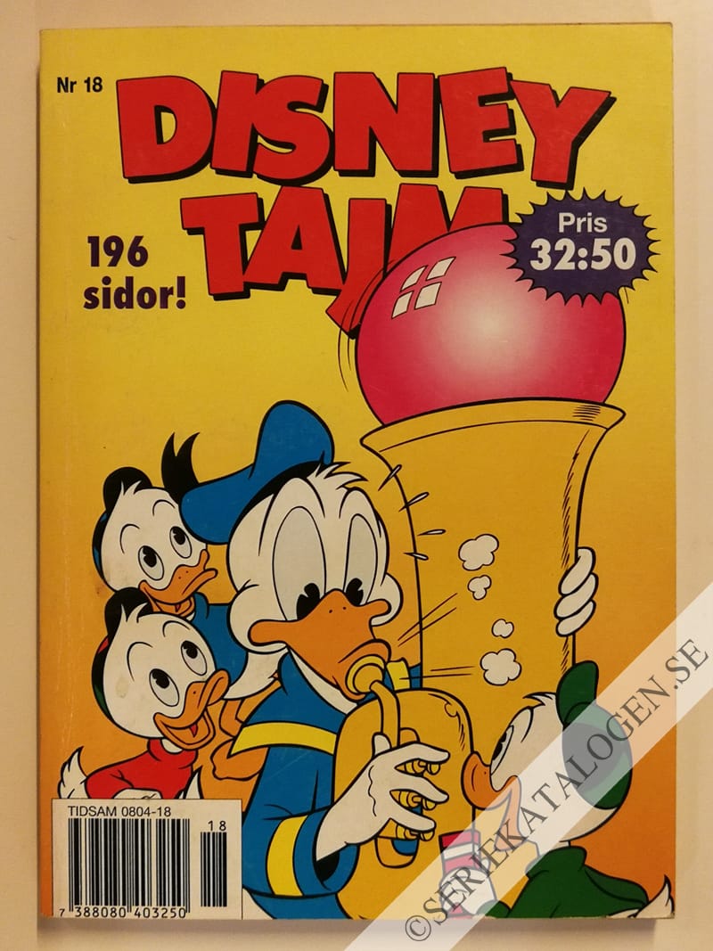Framsida på Kalle Ankas Disneytajm #18 (1997)