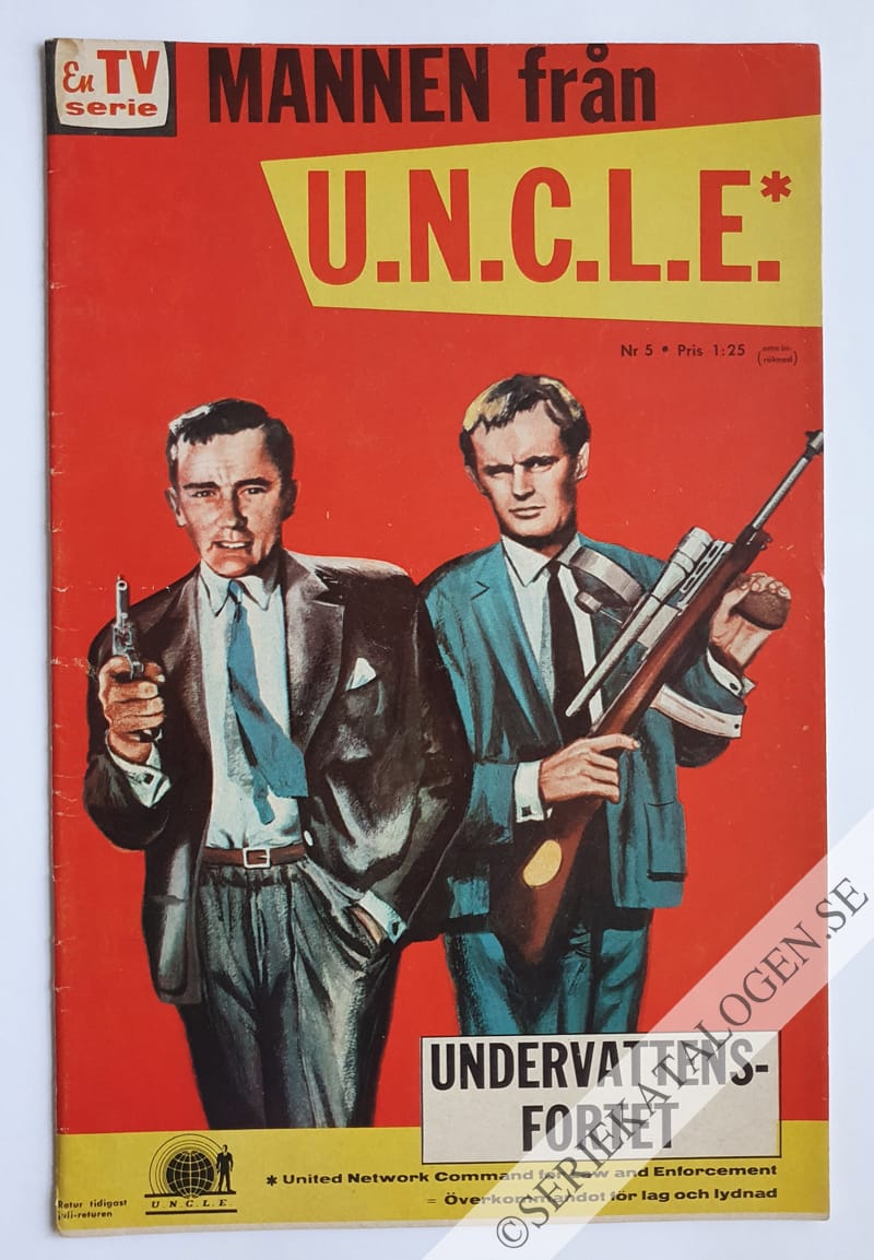 Framsida på En TV-serie - Mannen från U.N.C.L.E.* Undervattensfortet (1967)