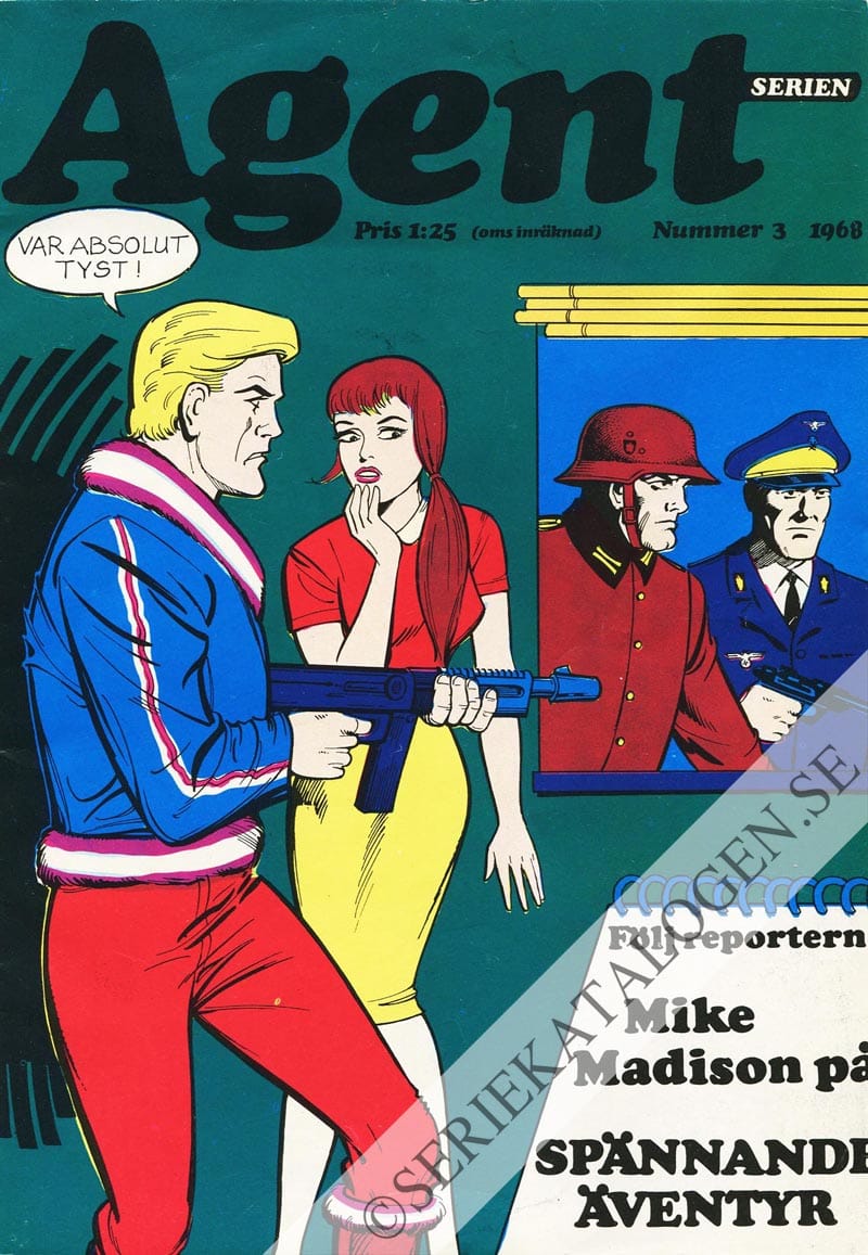 Framsida på Agent-serien #3 (1968)