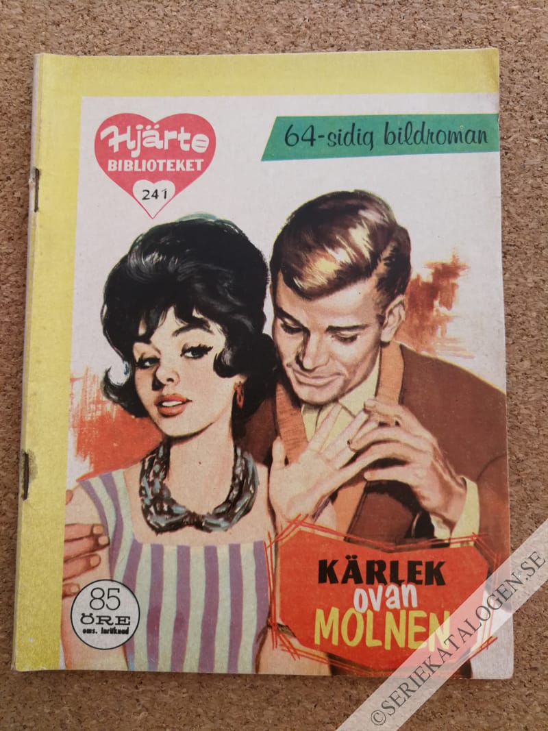 Framsida på Min melodis hjärtebibliotek Kärlek ovan molnen (1963)