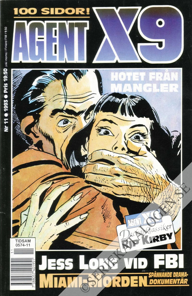 Framsida på Agent X9 #11 (1993)