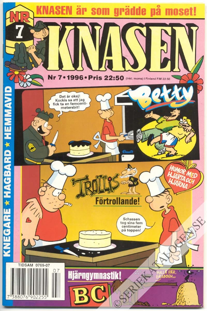 Framsida på Knasen #7 (1996)