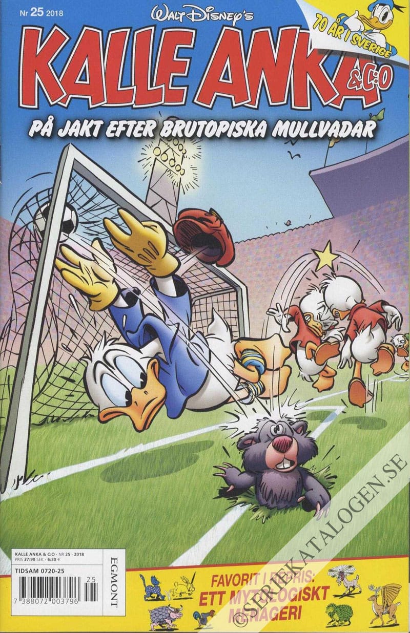 Framsida på Kalle Anka & C:o #25 (2018)