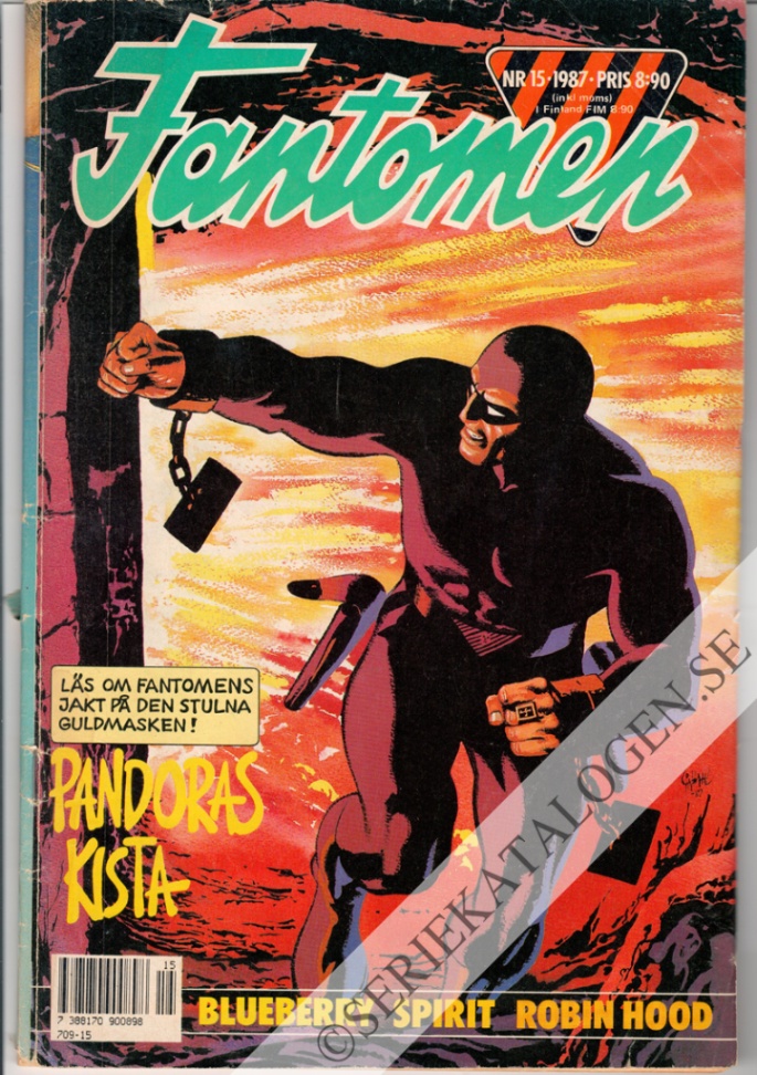 Framsida på Fantomen #15 (1987)