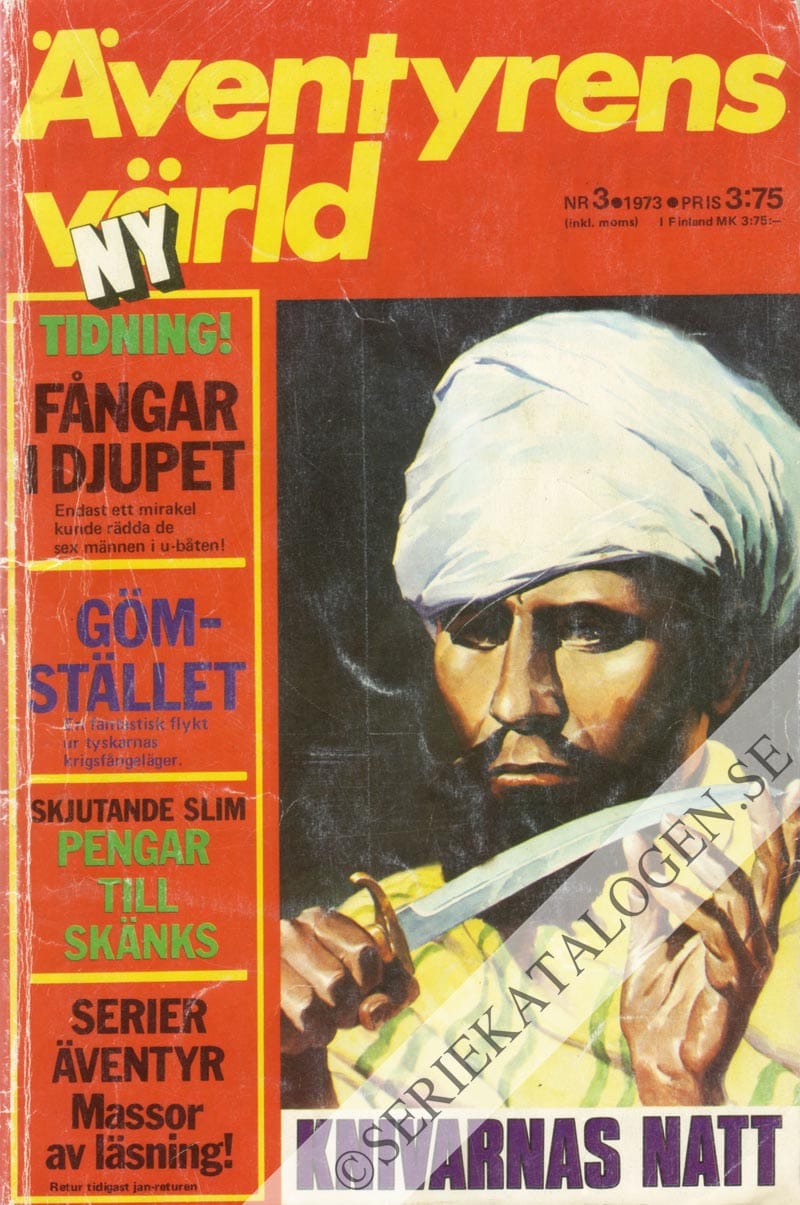 Framsida på Äventyrens värld #3 (1973)