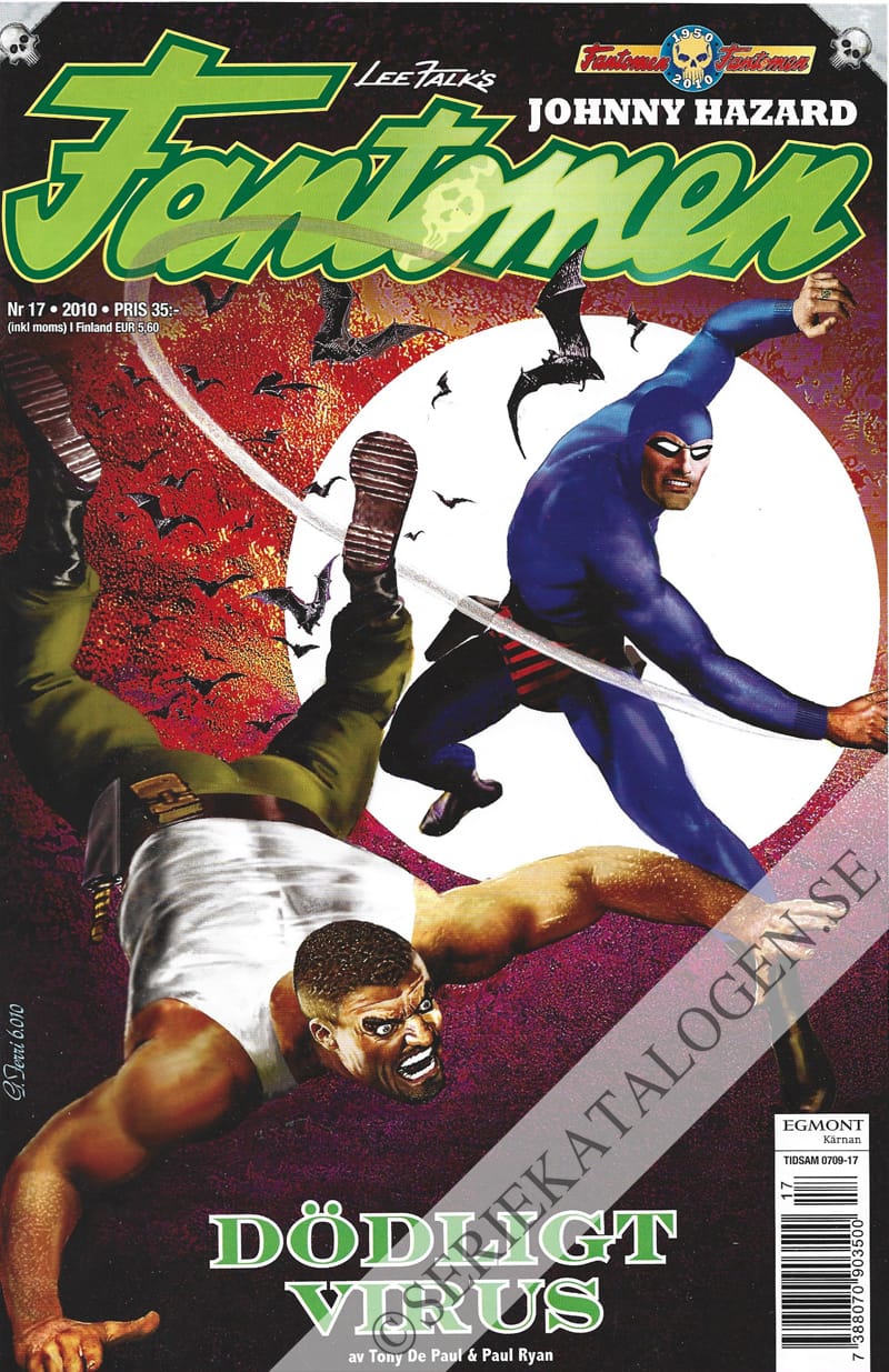 Framsida på Fantomen #17 (2010)