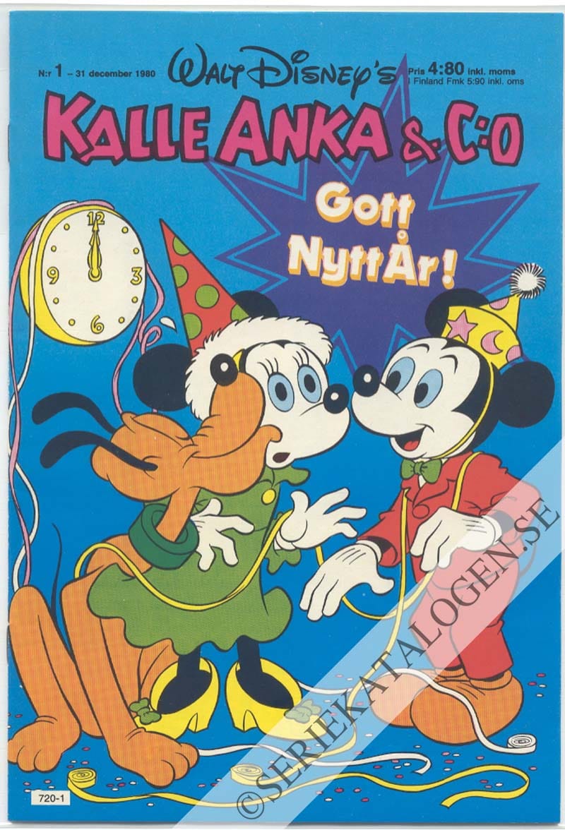 Framsida på Kalle Anka & C:o #1 (1981)